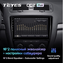 Штатная магнитола Teyes CC2 Plus 3/32 ГБ для Skoda Octavia II (A5) 2004-2013 на Android 10.0