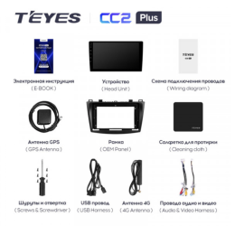 Штатная магнитола Teyes CC2 Plus 3/32 ГБ для Mazda 3 (BL) 2009-2013 на Android 10.0