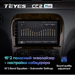 Штатная магнитола Teyes CC2 Plus 3/32 ГБ для Mercedes Benz S-class (W220) 1998-2005 на Android 10.0