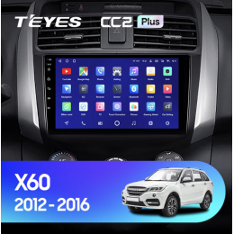 Штатная магнитола Teyes CC2 Plus 3/32 ГБ для Lifan X60 I 2012-2016 на Android 10.0