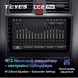 Штатная магнитола Teyes CC2 Plus 3/32 ГБ для Honda CR-V 2007-2012 на Android 10.0