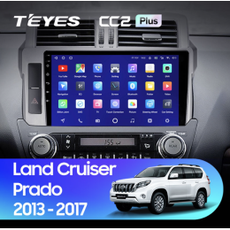Штатная магнитола Teyes CC2 Plus 3/32 ГБ для Toyota Land Cruiser Prado 150 2013-2017 на Android 10.0