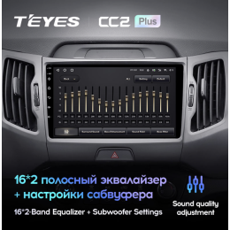 Штатная магнитола Teyes CC2 Plus 3/32 ГБ для KIA Sportage III 2010-2016 на Android 10.0