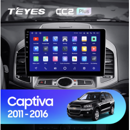 Штатная магнитола Teyes CC2 Plus 3/32 ГБ для Chevrolet Captiva 2011-2015 на Android 10.0