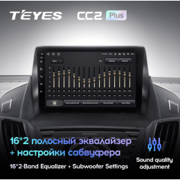Штатная магнитола Teyes CC2 Plus 3/32 ГБ для Ford Kuga II 2013-2019 на Android 10.0