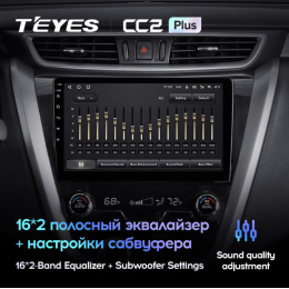 Автомагнитола Teyes CC2 Plus 3/32 ГБ для Nissan Murano 2015-2022 на Android 10.0