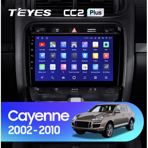 Штатная магнитола Teyes CC2 Plus 3/32 ГБ для Porsche Cayenne I (955) 2002-2006 на Android 10.0