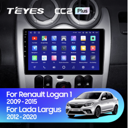 Штатная магнитола Teyes CC2 Plus 3/32 ГБ для Lada Largus I 2012-2020 на Android 10.0