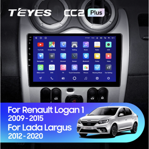 Штатная магнитола Teyes CC2 Plus 3/32 ГБ для Lada Largus I 2012-2020 на Android 10.0