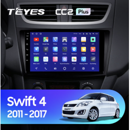 Штатная магнитола Teyes CC2 Plus 3/32 ГБ для Suzuki Swift IV 2011-2017 на Android 10.0