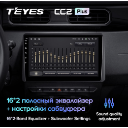 Штатная магнитола Teyes CC2 Plus 3/32 ГБ для Renault Duster 2020+ на Android 10.0