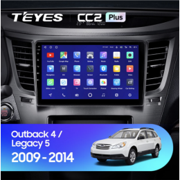 Штатная автомагнитола Teyes CC2 Plus 6/128 ГБ для Subaru Legacy V, Outback IV 2009-2014 на Android 10.0