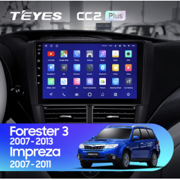 Головное устройство Teyes CC2 Plus 6/128 ГБ для Subaru Forester III, Impreza III 2007-2013 на Android 10.0