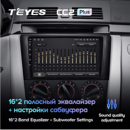 Штатная магнитола Teyes CC2 Plus 6/128 ГБ для Mazda 3 BK 2003-2009 на Android 10.0