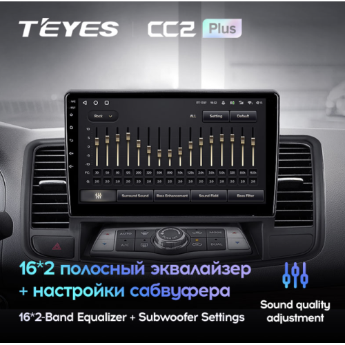 Штатная магнитола Teyes CC2 Plus 6/128 ГБ для Nissan Teana II 2008-2013 на Android 10.0