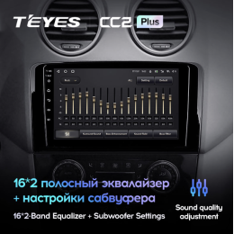 Штатная магнитола Teyes CC2 Plus 6/128 ГБ для Mercedes GL-klasse (X164), ML-klasse (W164) 2005-2012 на Android 10.0
