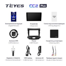 Штатная магнитола Teyes CC2 Plus 6/128 ГБ для Mitsubishi Outlander XL 2006-2012 на Android 10.0