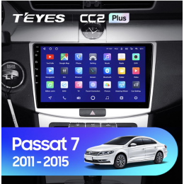 Штатная магнитола Teyes CC2 Plus 6/128 ГБ для Volkswagen Passat CC, B6, B7 2005-2017 на Android 10.0