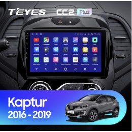 Штатная магнитола Teyes CC2 Plus 6/128 ГБ для Renault Kaptur 2016-2020 на Android 10.0