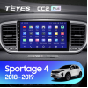 Штатная магнитола Teyes CC2 Plus 6/128 ГБ для KIA Sportage IV 2016-2018 на Android 10.0