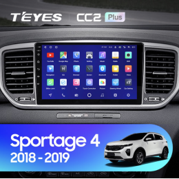 Штатная магнитола Teyes CC2 Plus 6/128 ГБ для KIA Sportage IV 2016-2018 на Android 10.0
