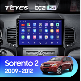 Штатная магнитола Teyes CC2 Plus 6/128 ГБ для Kia Sorento II 2009-2012 на Android 10.0