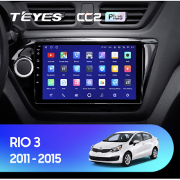 Штатная магнитола Teyes CC2 Plus 6/128 ГБ для Kia Rio III 2011-2017 на Android 10.0