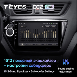Штатная магнитола Teyes CC2 Plus 6/128 ГБ для Kia Rio III 2011-2017 на Android 10.0