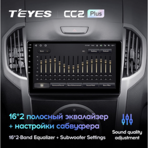 Штатная магнитола Teyes CC2 Plus 6/128 ГБ для Chevrolet Trailblazer II 2012-2016 на Android 10.0
