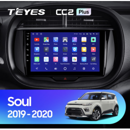 Штатная магнитола Teyes CC2 Plus 6/128 ГБ для Kia Soul III 2019-2024 на Android 10.0