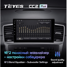 Штатная магнитола Teyes CC2 Plus 6/128 ГБ для Mercedes ML-class (W166) 2011-2015, GL-class (X166) 2012-2016 на Android 10.0