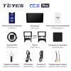 Штатная магнитола Teyes CC2 Plus 6/128 ГБ для Peugeot 3008 I, 5008 I 2009-2016 кондиционер на Android 10.0
