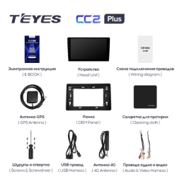 Штатная магнитола Teyes CC2 Plus 6/128 ГБ для Renault Duster 2020+ на Android 10.0