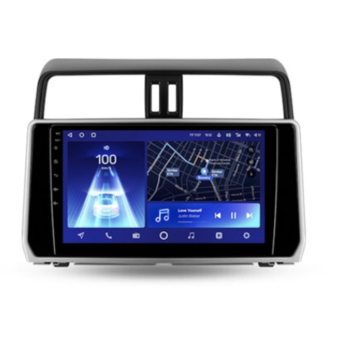 Штатная магнитола Teyes CC2 Plus 4/64 ГБ для Toyota Land Cruiser Prado 150 2017-2020 на Android 10.0