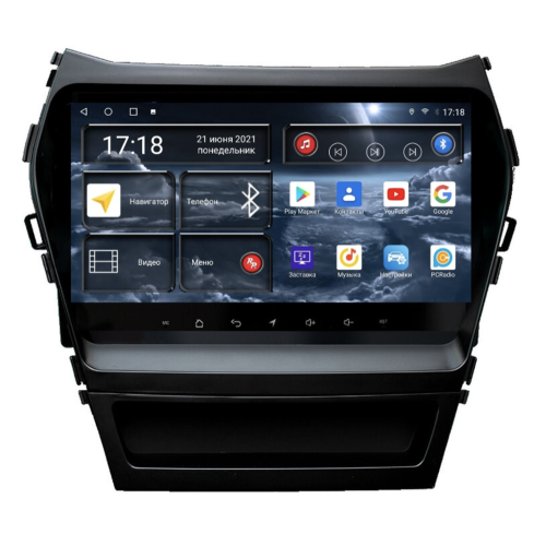 Штатная магнитола Redpower 71210 для Hyundai Santa Fe III 2012-2019 на Android 10.0