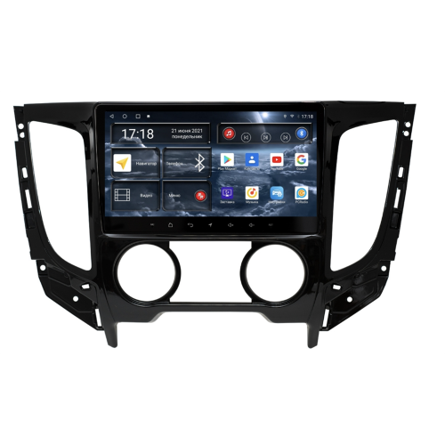 Штатная магнитола Redpower 71425 для Mitsubishi L200 2015-2019 на Android 10.0 с кондиционером