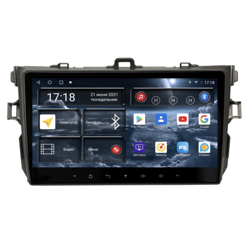 Штатная магнитола Redpower 71163 для Toyota Corolla X (E140, E150) 2006-2013 на Android 10.0
