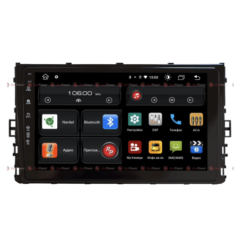 Штатная универсальная магнитола Redpower 71444 для Volkswagen 2017+ на Android 10.0