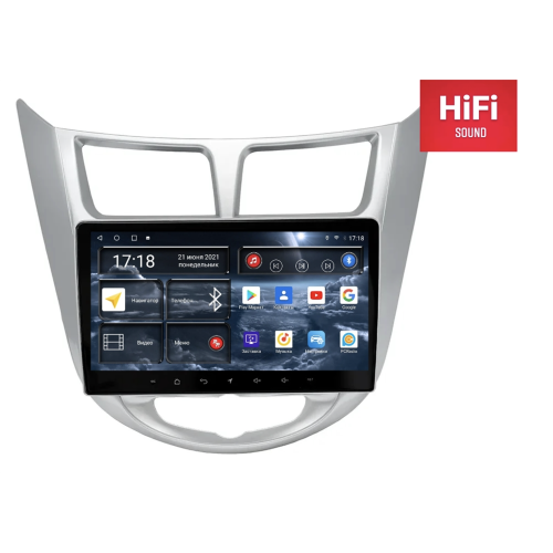 Штатная магнитола Redpower 75067 Hi-Fi для Hyundai Solaris I 2011-2017 на Android 10.0
