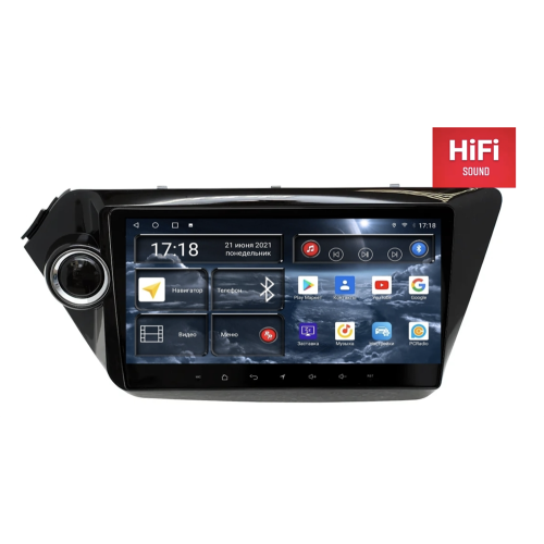 Штатная магнитола Redpower 75106 Hi-Fi для Kia Rio III 2011-2017 на Android 10.0