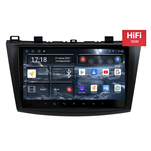 Штатная магнитола Redpower 75034 Hi-Fi для Mazda 3 (BL) 2009-2013 на Android 10.0