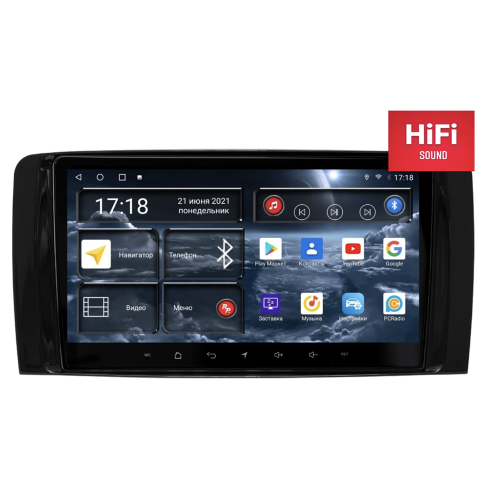 Штатная магнитола Redpower 75169 Hi-Fi для Mercedes R-class на Android 10.0