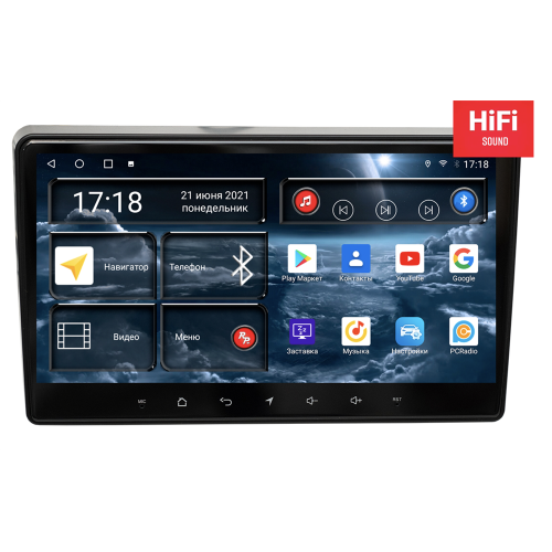 Штатная магнитола Redpower 75240 Hi-Fi для Mitsubishi Outlander I 2002-2008 на Android 10.0