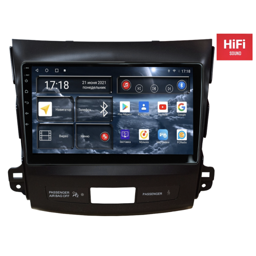 Штатная магнитола Redpower 75056 Hi-Fi для Peugeot 4007 (2007 - 2012) на Android 10.0