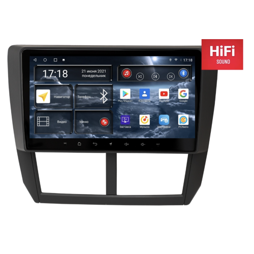 Штатная магнитола Redpower 75062 Hi-Fi для Subaru Forester III, Impreza III 2007-2013 на Android 10.0