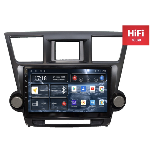 Штатная магнитола Redpower 75035 Hi-Fi для Toyota Highlander (U40) 2007-2013 на Android 10.0