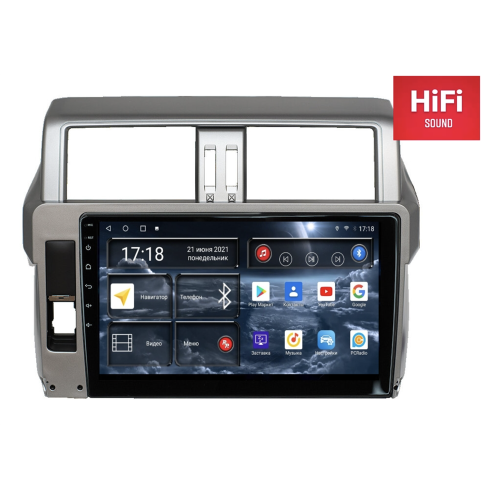 Штатная магнитола Redpower 75265 Hi-Fi для Toyota Land Cruiser Prado 150 2013-2017 на Android 10.0