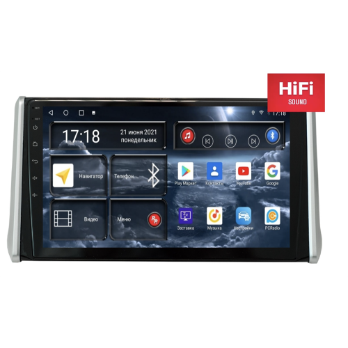 Штатная магнитола Redpower 75117 Hi-Fi для Toyota RAV4 (XA50) 2018-2024 на Android 10.0