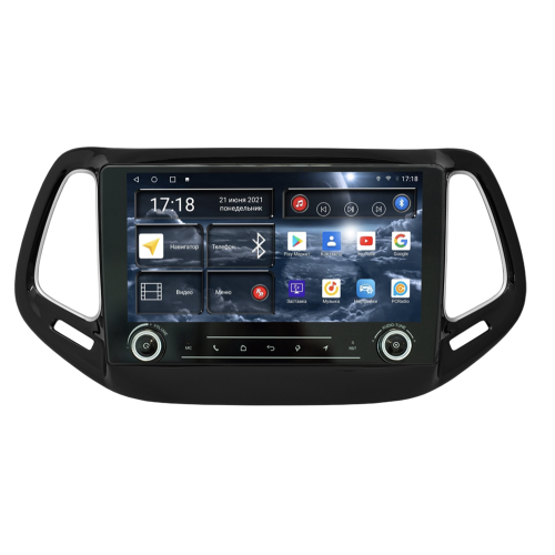Штатная магнитола Redpower K75315 Hi-Fi для Jeep Compass II 2017-2024 на Android 10.0