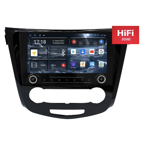 Штатная магнитола Redpower K75321 Hi-Fi для Nissan Qashqai II, X-Trail III (T32) 2015-2019 с кондиционером на Android 10.0